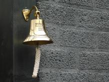 Glocke 'Titanic 1912' mit Seil, Messing - S