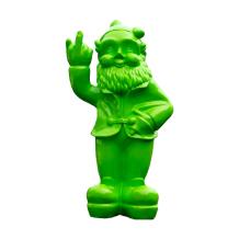 Tuinkabouter middelvinger XL – 80 cm – groen – polystone