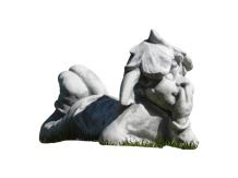 Dwerg - stenen beeld - 40 cm - decoratief - klassiek