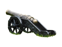 Klassiek kanon van gietijzer - 67 cm lang - decoratief