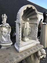 Maria im Gebet Kapelle - Marienkapelle - Stein - 66 cm - klassisch