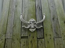 Großer Kleiderständer, 10 Haken, 5 verstellbare Kleiderhaken, Aluminium