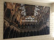Kunstwerk auf Aluminium, riesig, die Messe in Antwerpen