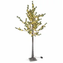 LED-boom groen – 180 cm – 120 warmwitte lampjes – timer