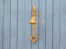 Winkelbel - Heks Teckel Welkomstbel,Ophangbare Decoratieve Bel Met Handmatig Geluid Tuin Muur Cottage Winkel Erf Ingangen