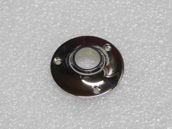 Runde Türgriffrosette – Nickel glänzend – Ø 5 cm