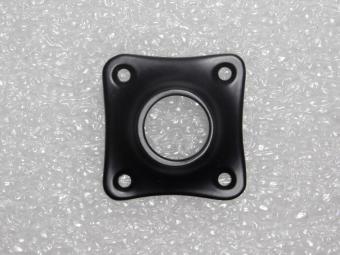 Klinkrozet Klaver - 4 x 4 cm - Zwart