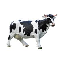 Koe - met hoorns - 45 cm - in kleur - gedetailleerd