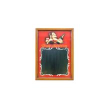 Wandbord hout met tekst: 