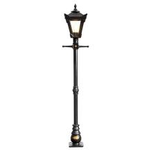 Lantaarnpaal 140 cm - zwart gietijzer - staand - Victoriaans