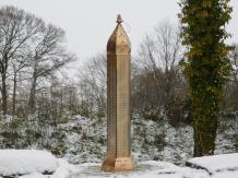 Grande lanterne en métal avec verre, à poser ou à suspendre