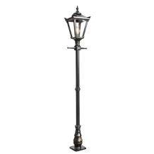 Lantaarnpaal gietijzer - Victoriaanse stijl - zwart - 230 cm