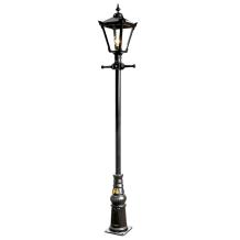 Lantaarnpaal 300 cm - gietijzer - zwart - Engelse stijl