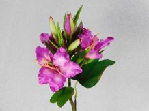 Branche de lys - violet - 74 cm