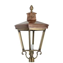 Losse lampenkap messing-brons - 70 cm