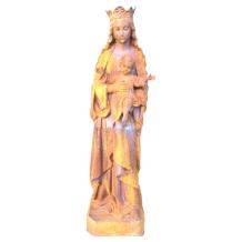 Maria met Jezus - gietijzeren beeld - 75 cm - rustiek