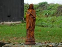 Authentiek Maria, tuinbeeld / kerkelijk beeld beeld, gietijzer roest