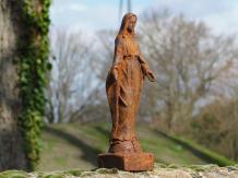 Maria - gietijzeren beeld - 30 cm - rustiek - in detail
