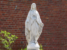 Groot Maria Tuinbeeld - 110 cm - Steen