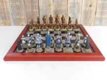 Ein Schachspiel mit dem Thema: 'MEDIEVAL KNIGHTS'