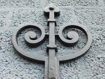 Wandanker / Wandeisen, klassisch / antik, Balkenanker aus Gusseisen
