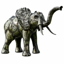 Olifant - handgemaakt uit Afrika - 62 cm - metalen beeld