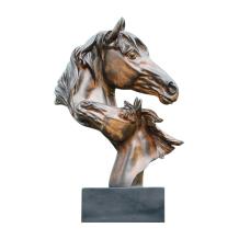 Beeld Merrie met Veulen - 45 cm - Woodlook