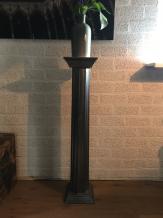 Colonne - pilier en bois - 99 cm - style grec/romain - gris