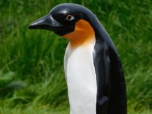 Pinguin - Polystone - 40 cm - in Farbe - ländlich
