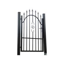 Sierlijke poort, poedercoating zwart, hekwerk