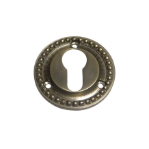 Slotrozet PC – rond – gepatineerd messing – klassiek