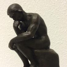 Sculpture Bronze, le penseur