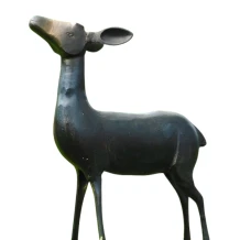 Decoratief hert beeld – aluminium – 70 cm – ree sculptuur