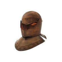 Ridderhelm koper, met opklapbaar vizier