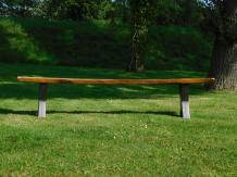 Banc de Jardin Robuste - Bois de Suar - 210 cm - Structure en Acier
