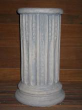 Socle rond - colonne en pierre - 50 cm - solide et classique