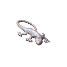 Salamander - gietijzeren beeld - 10 x 15 cm - antiek bruin