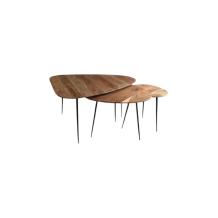Fraaie set van 3 tafels die samen een grote salontafel vormen