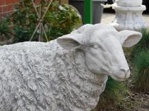 Mouton - XL - statue animal en pierre - 110 cm - classique
