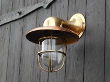 Scheepslamp buiten messing, hang lamp, scheepslantaarn