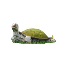 Schildpad - polystone - 80 cm - in kleur - vintage look
