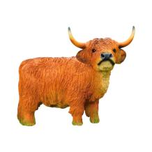 Schotse hooglander - polystone - 60 cm - in kleur en detail