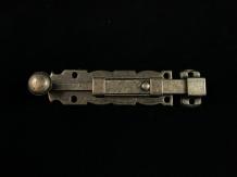 Ein schönes Schiebeschloss, patiniert, Bronze-Look, coria-150