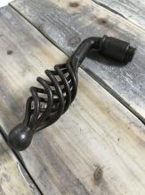 Deurknop-klink met ui vorm, geheel ijzer