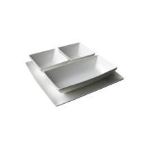 Tafeldecoratie, snack set, porseleinen hapjes bord / plank