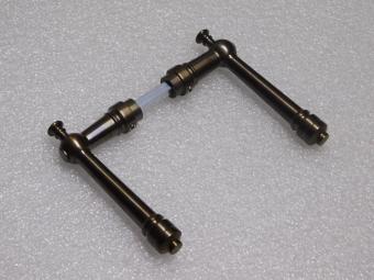 Montel Türgriffset – dunkel patiniertes Messing