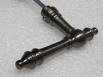 Montreux Türgriffset – Dunkel patiniertes Messing