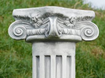 Socle - pierre - 75 cm - blanc classique - détaillé