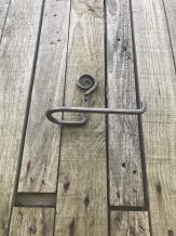 Toiletrol houder / wc-rol houder, robuuste uitstraling