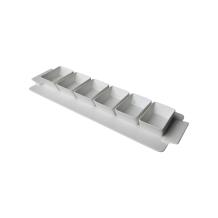 Snack & Dip set - porselein - zevendelig